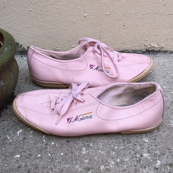 pink la gear sneakers